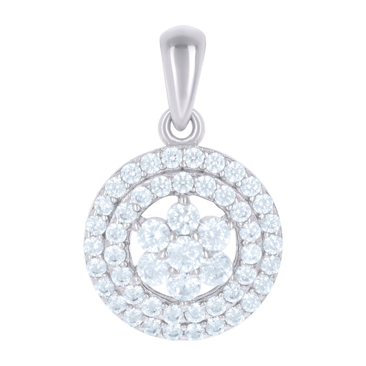 925 Sterling Silver Cz Pendant