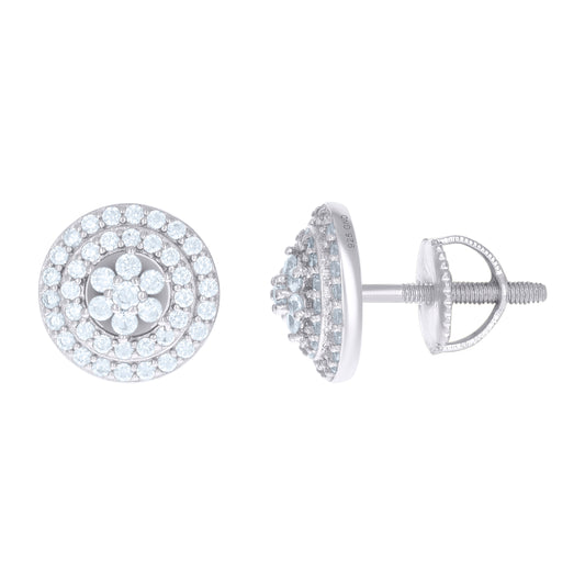 925 Sterling Silver Cz Earrings