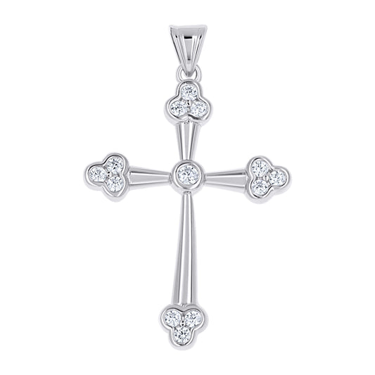 925 Sterling Silver Cz Pendant