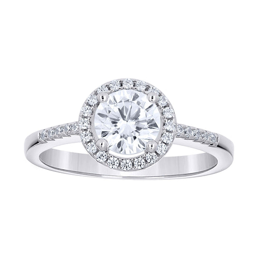 925 Sterling Silver Cz Ring S6