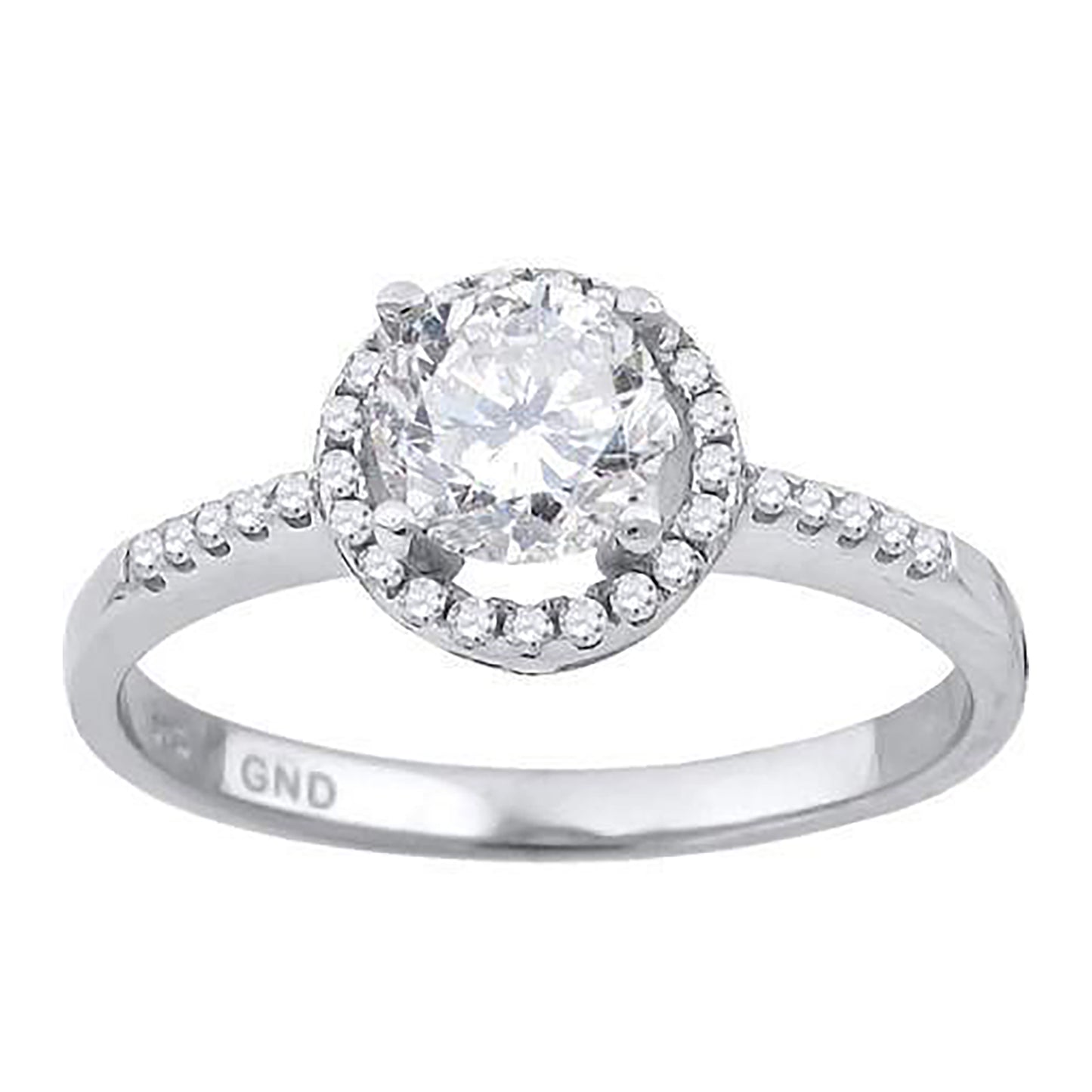 925 Sterling Silver Cz Ring S6