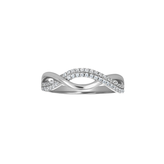 925 Sterling Silver Cz Ring S6