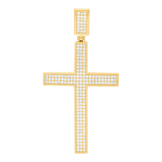 10Kt Gold Cz Pendant