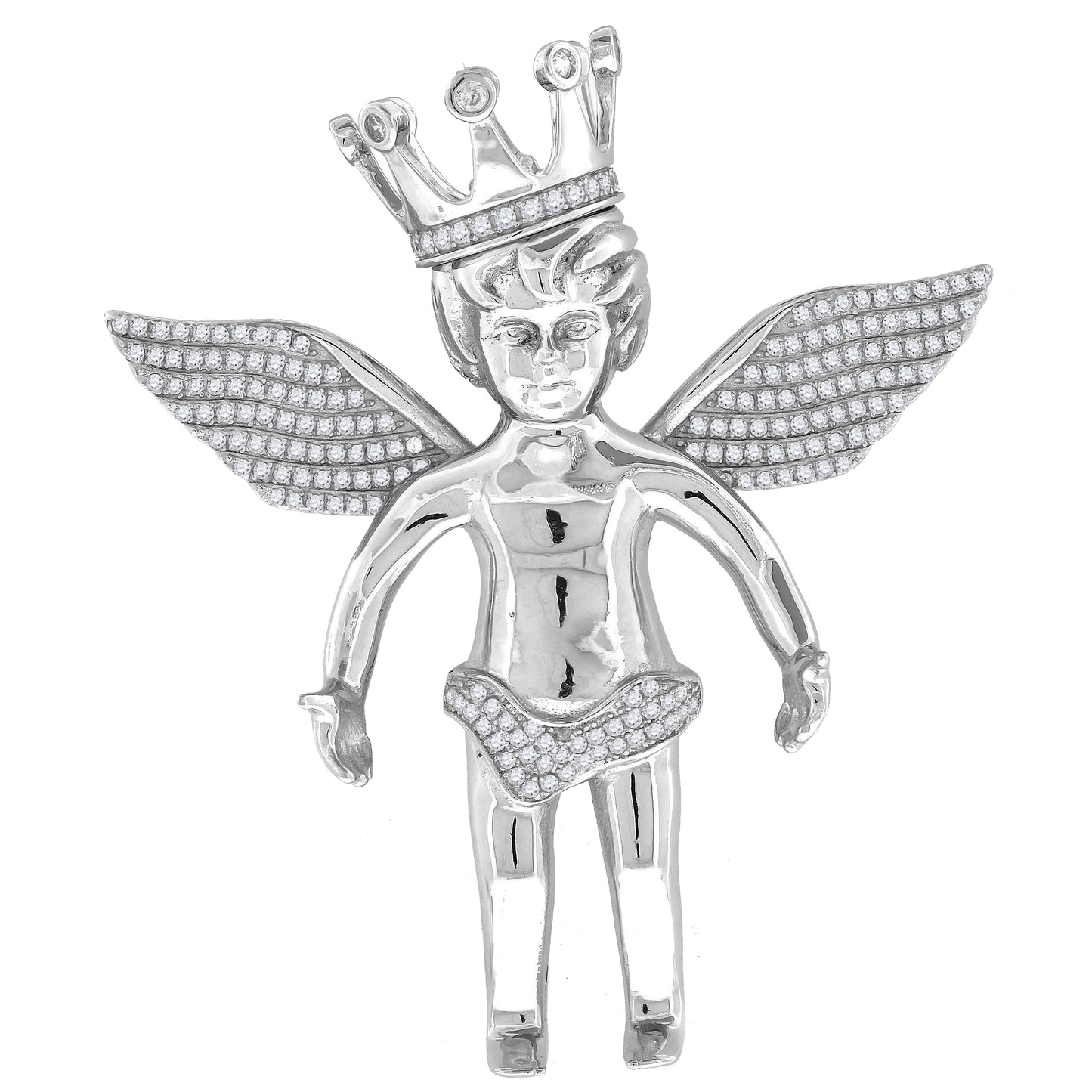 925-Cz Angel Charm