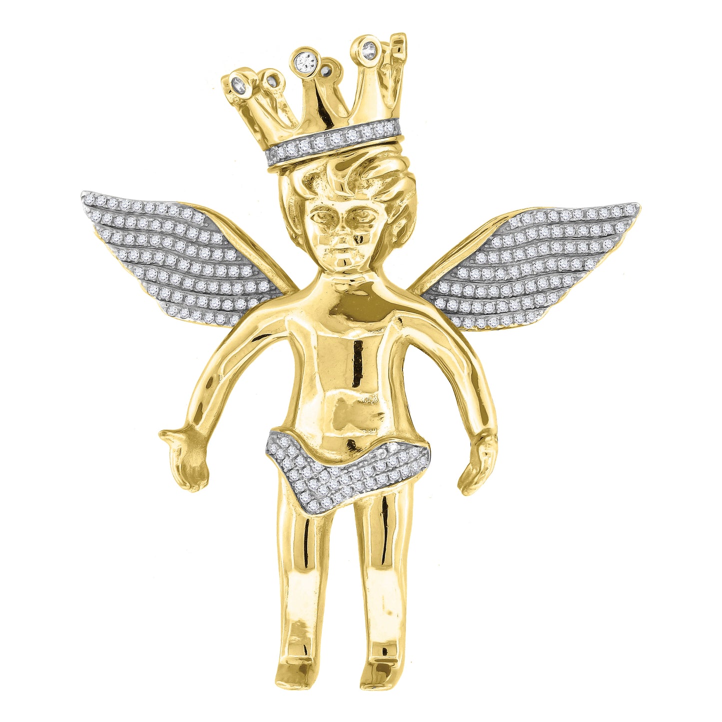925-Cz Angel Charm