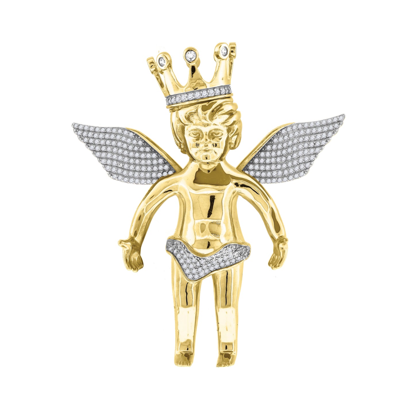 925-Cz Angel Charm