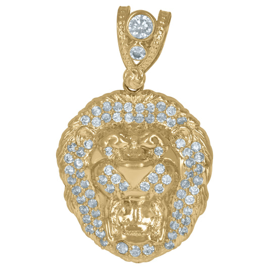 10Kt Gold Cz Pendant
