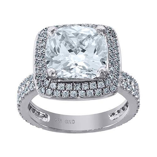 925 Sterling Silver Cz Rings S6