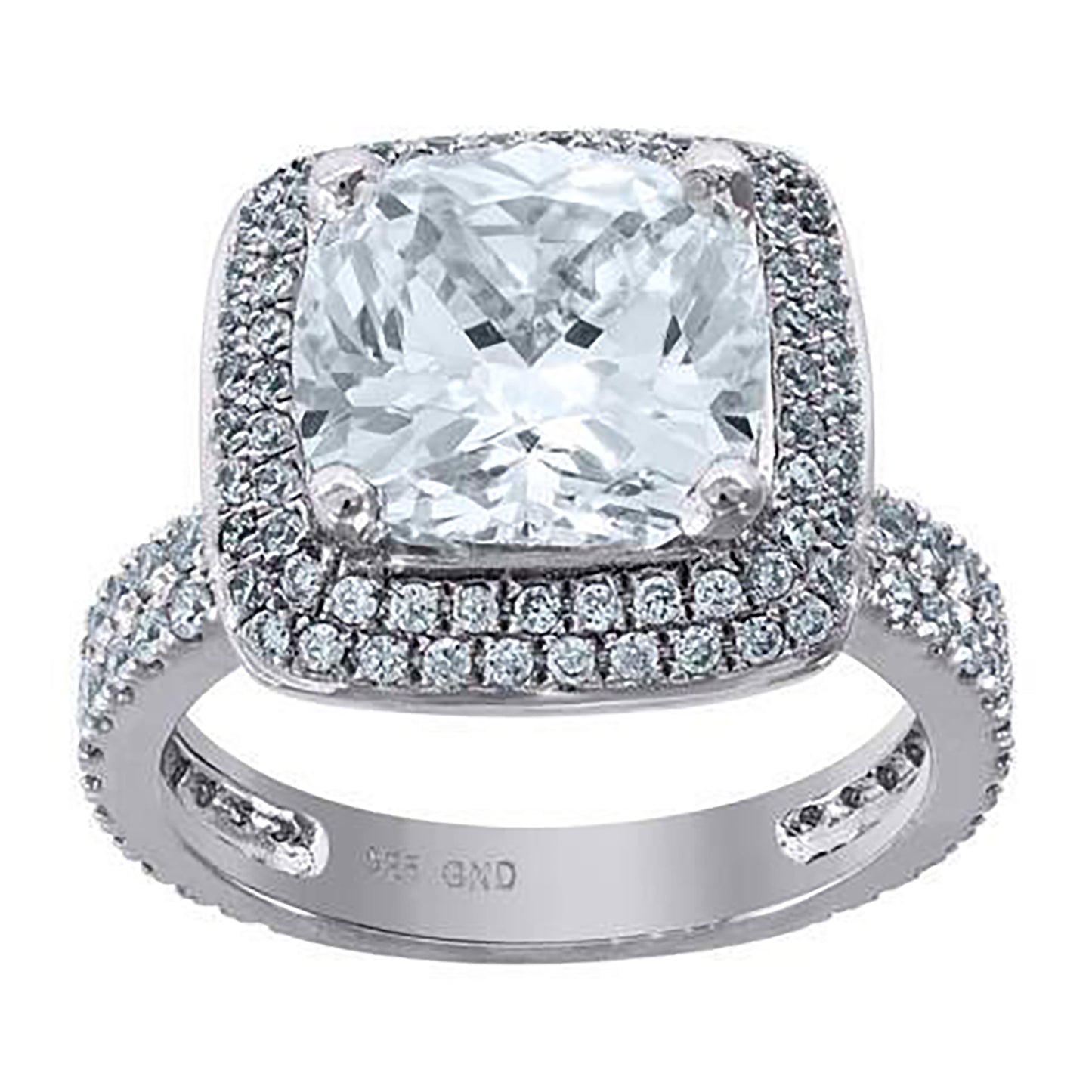 925 Sterling Silver Cz Rings S6