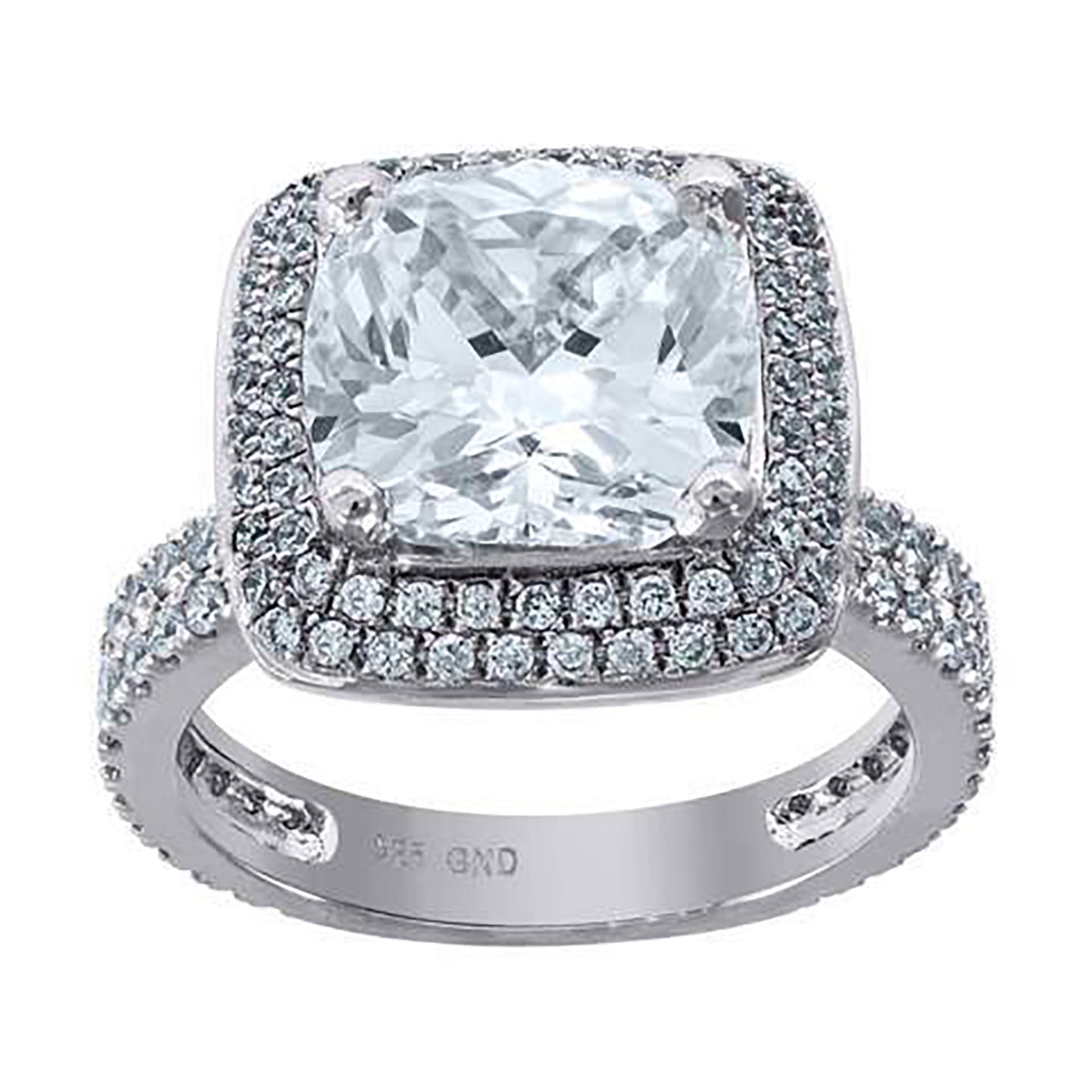 925 Sterling Silver Cz Rings S6