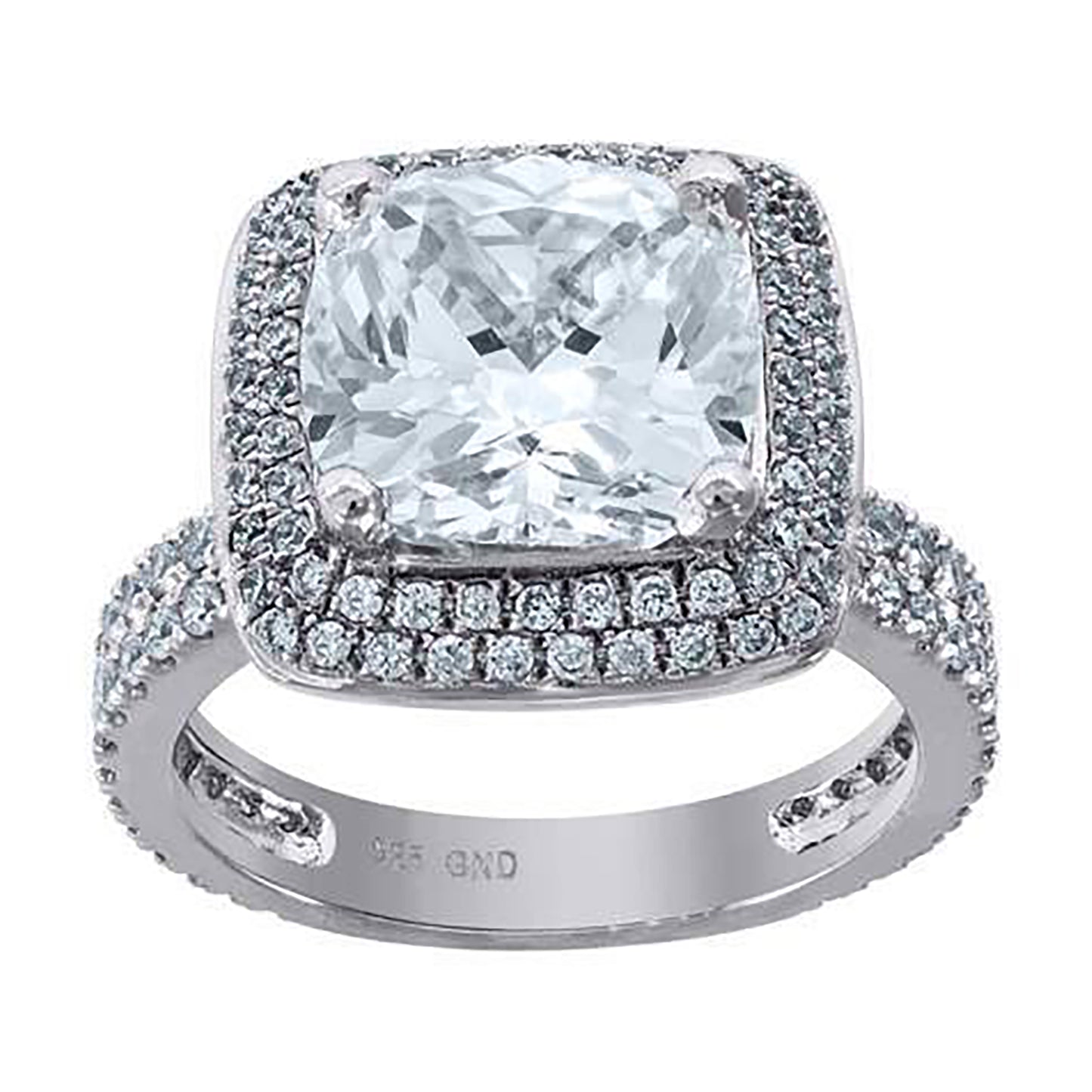 925 Sterling Silver Cz Rings S6