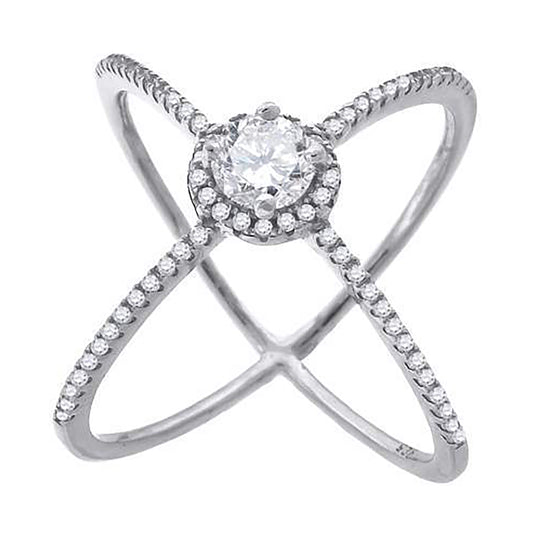 925-Cz Fashion Ring-Sz6