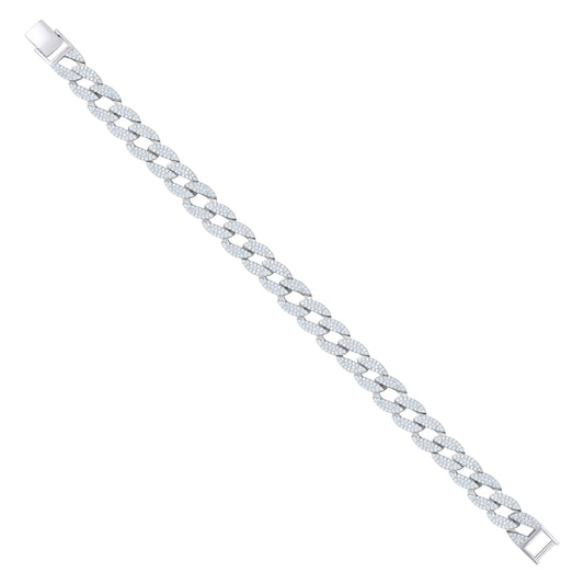 925 Sterling Silver Cz Bracelet