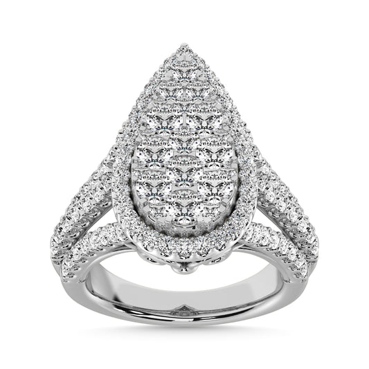 Diamond 2 7/8 Ct.Tw. Engagement Ring in 14K White Gold