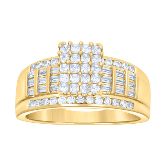 925 Sterling Silver Cz Ring S6