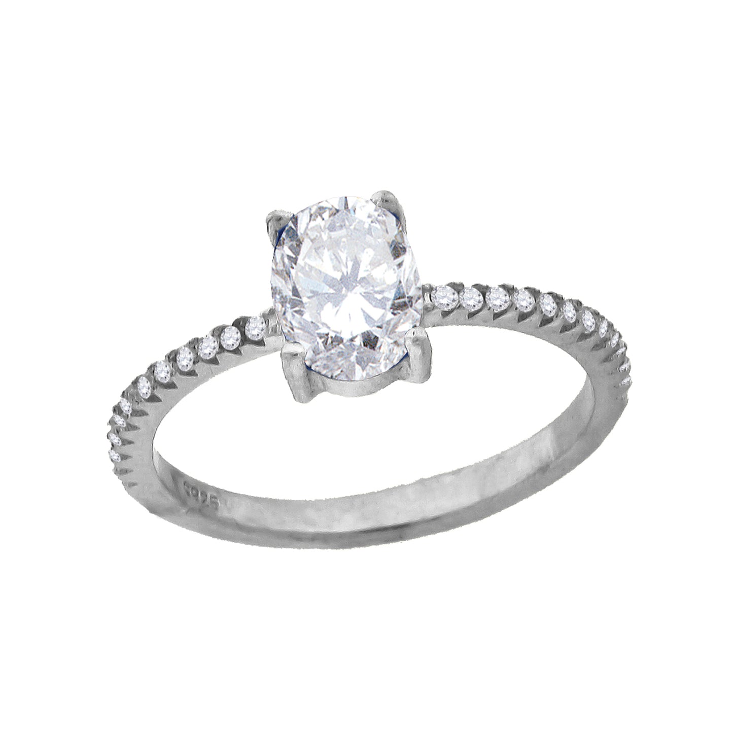 925-Cz Fashion Ring-Sz6