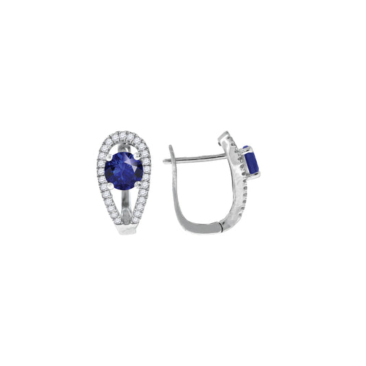 925-Cz Fancy Earring