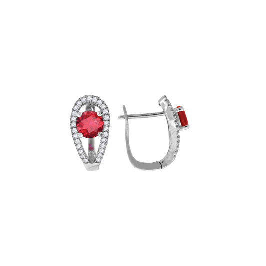 925-Cz Fancy Earring