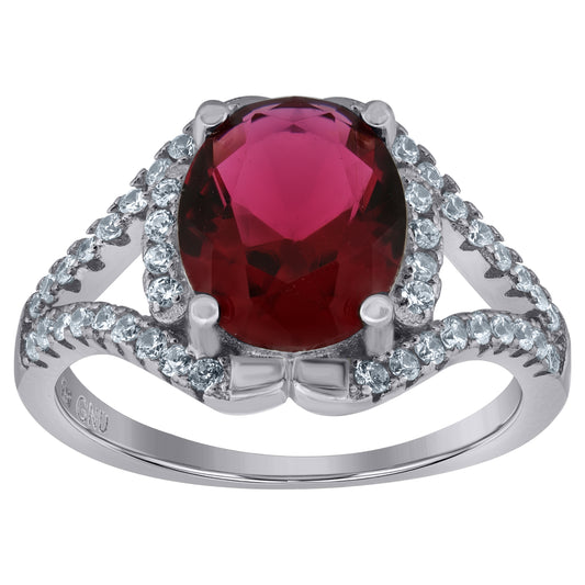 925-Cz Fashion Ring-Sz6