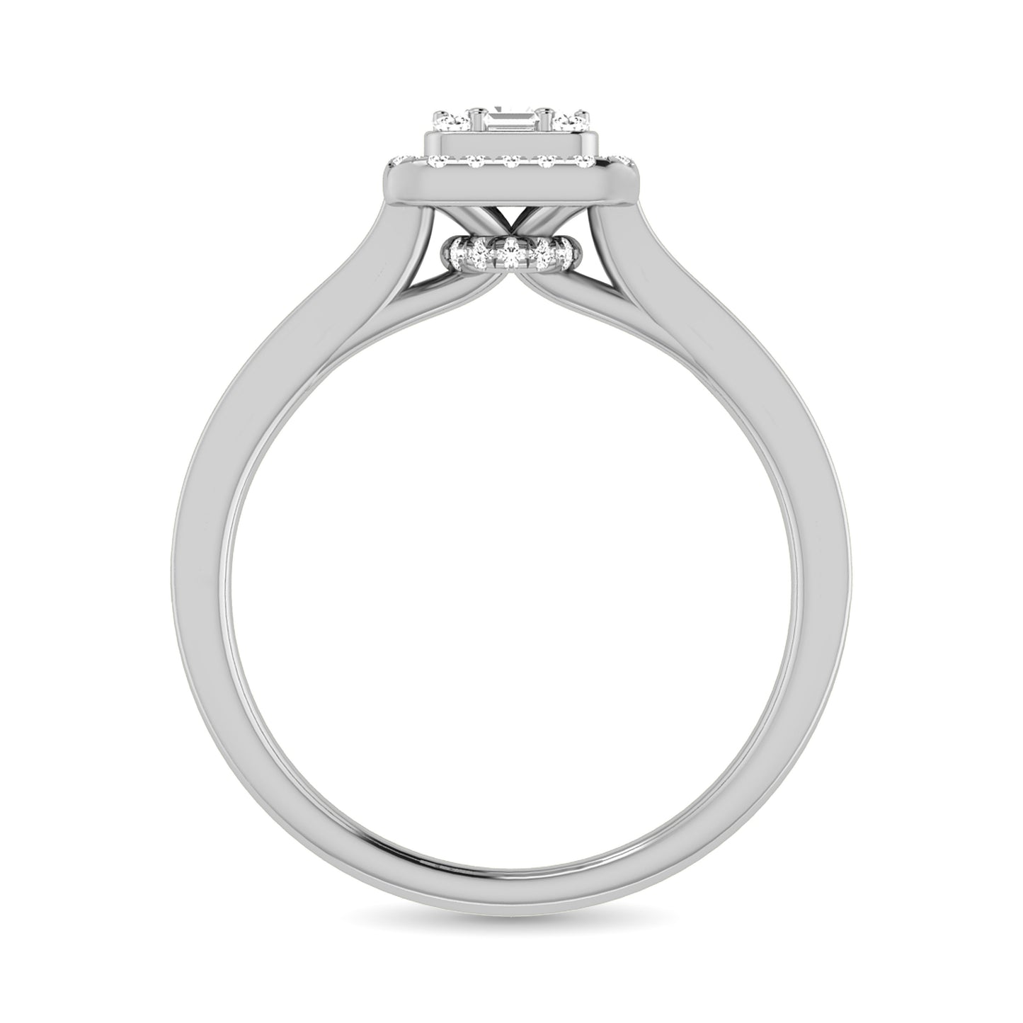 Diamond 1/2 Ct.Tw. Engagement Ring in 14K White Gold