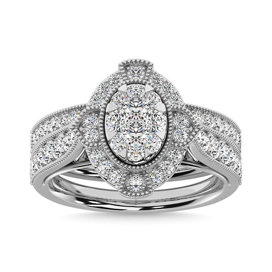 Diamond 1 1/5 Ct.Tw. Bridal Ring in 14K White Gold