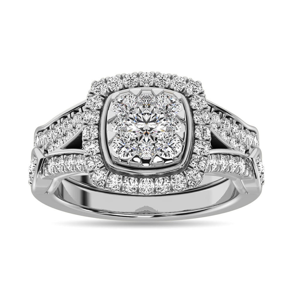 Diamond 1 1/4 Ct.tw Bridal Ring in 14K White Gold