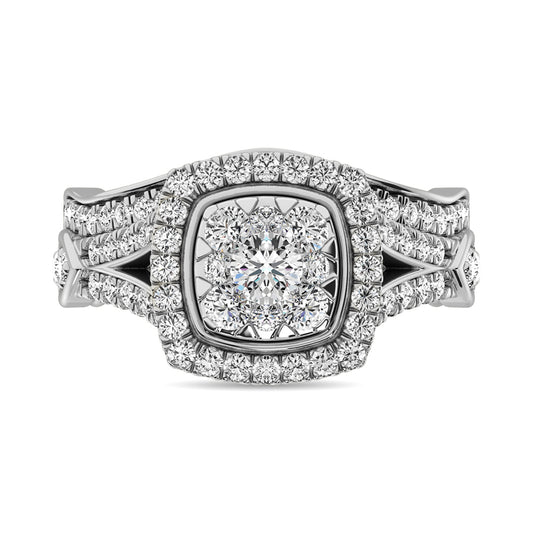 Diamond 1 1/4 Ct.tw Bridal Ring in 14K White Gold