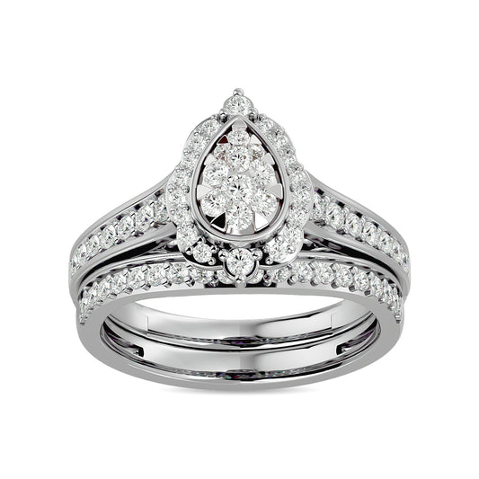 Diamond 1 Ct.tw Bridal Ring in 14K White Gold
