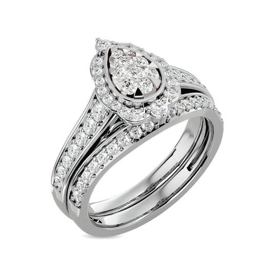 Diamond 1 Ct.tw Bridal Ring in 14K White Gold