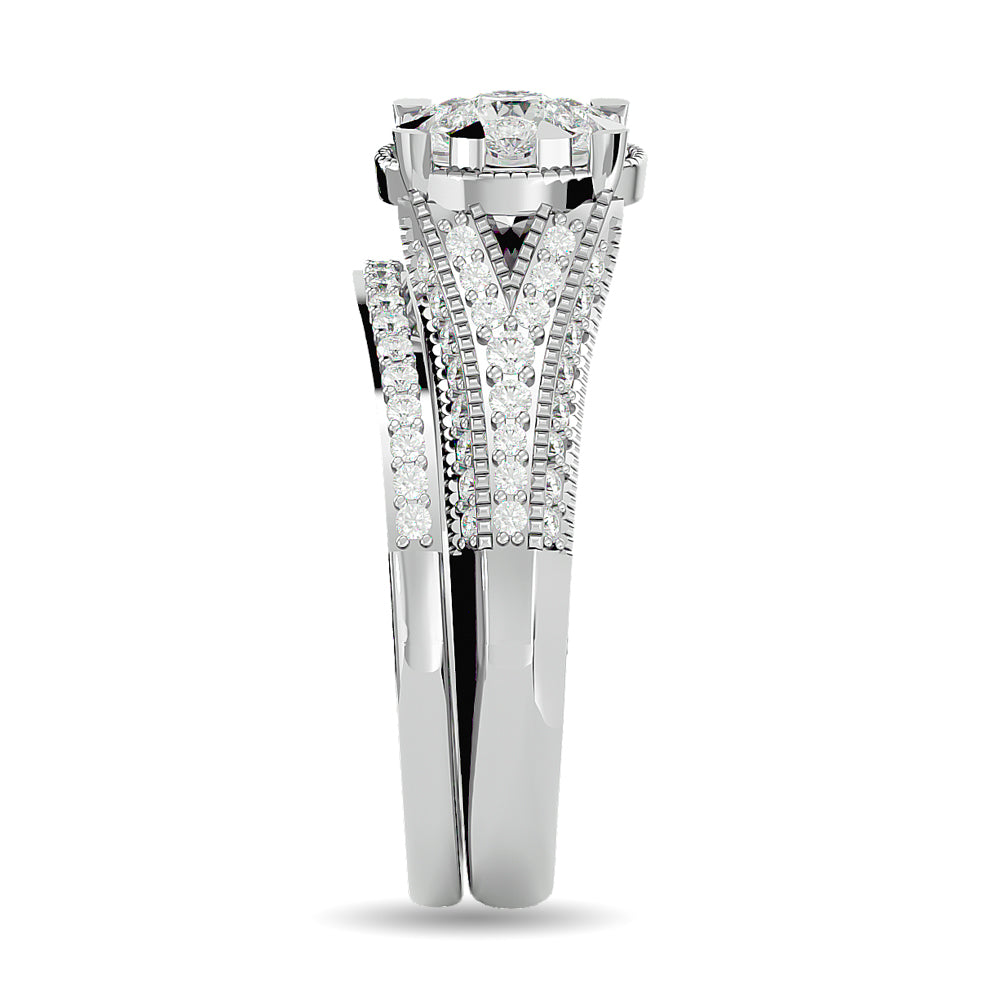 Diamond 1 Ct.tw Bridal Ring in 14K White Gold