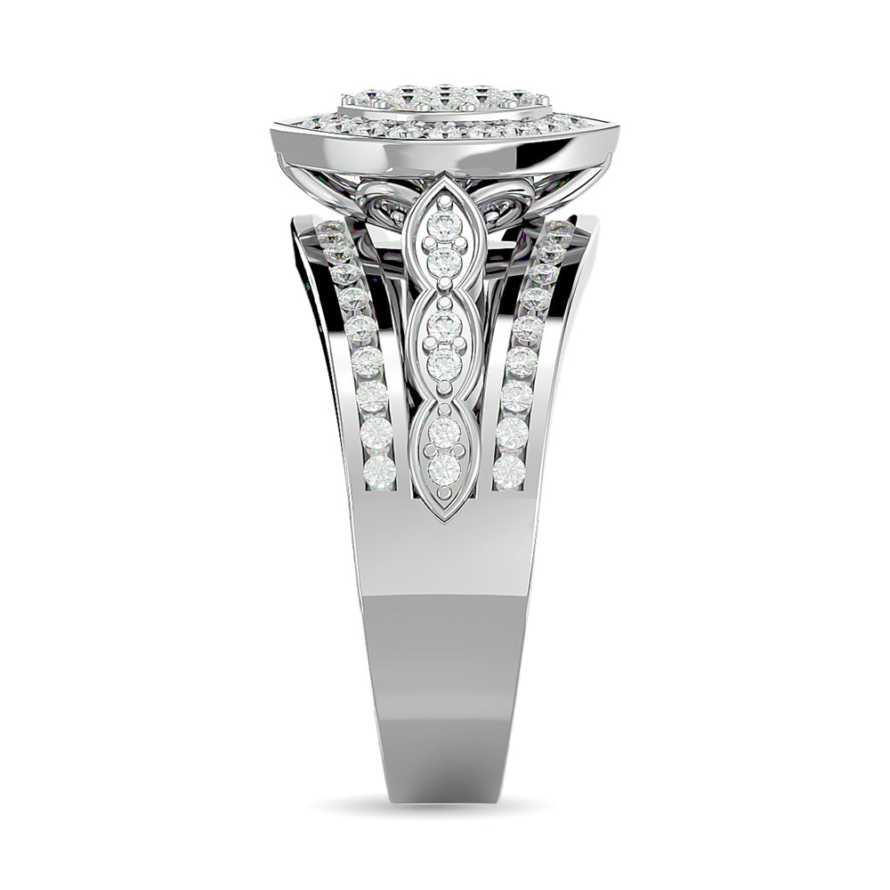 Diamond Engagement Ring 1/2 Ct.tw in 10K White Gold