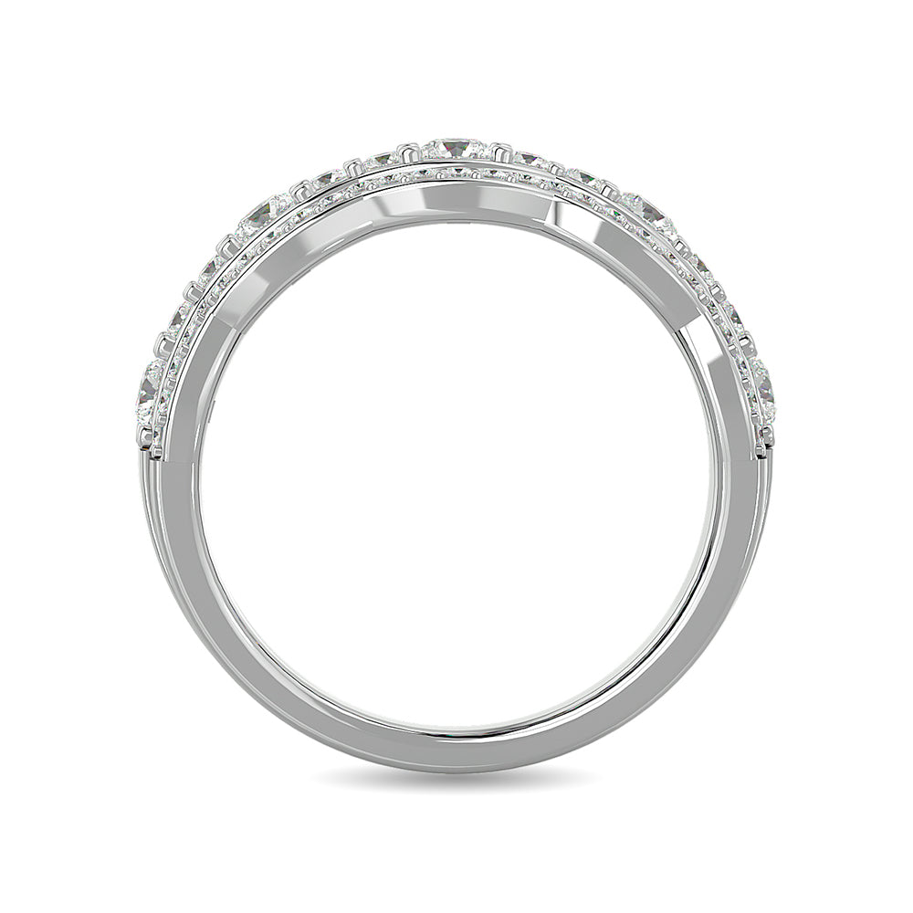 Diamond 7/8 Ct.tw Fashion Band in 14K White Gold