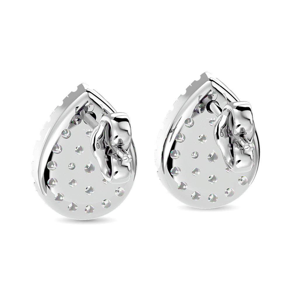 Diamond 1/3 Ct.tw Fashion Earrings in 10K White Gold