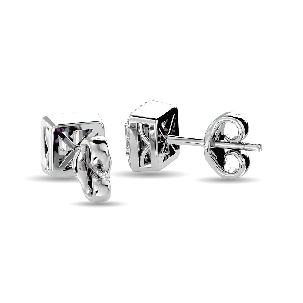 Diamond 1/4 Ct.Tw. Fashion Earrings in 10K White Gold