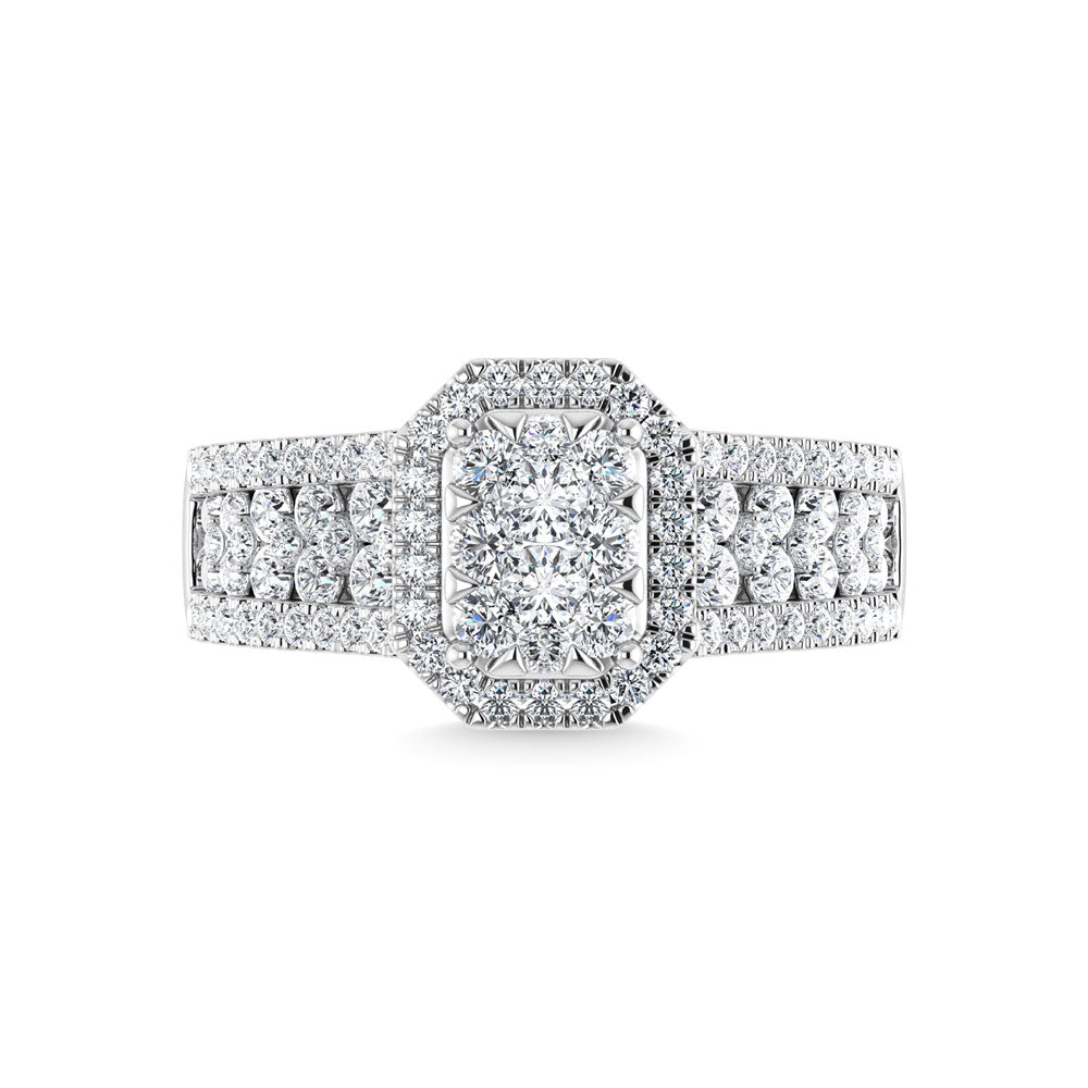 Diamond  1 1/3 Ct.Tw. Engagement Ring in 14K White Gold
