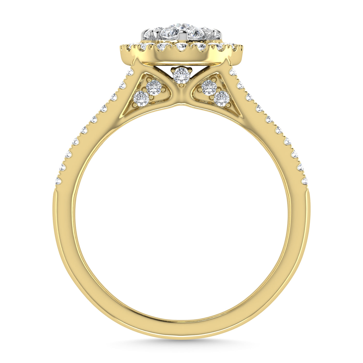 Diamond 1 1/4 Ct.Tw. Engagement Ring in 14K Yellow Gold