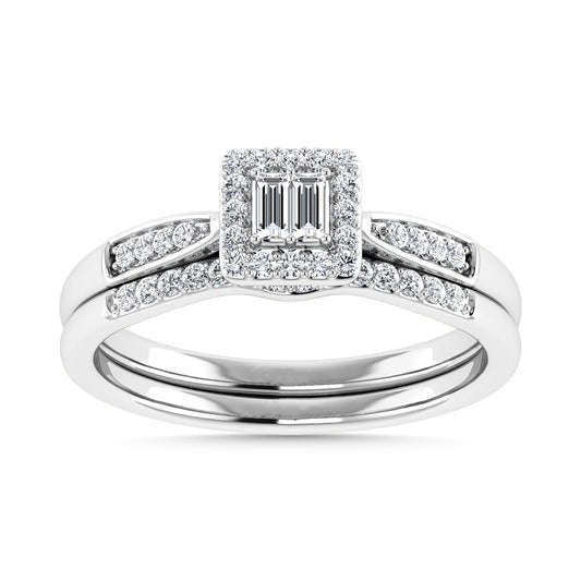 Diamond 1/4 Ct.Tw. Bridal Ring in 10K White Gold