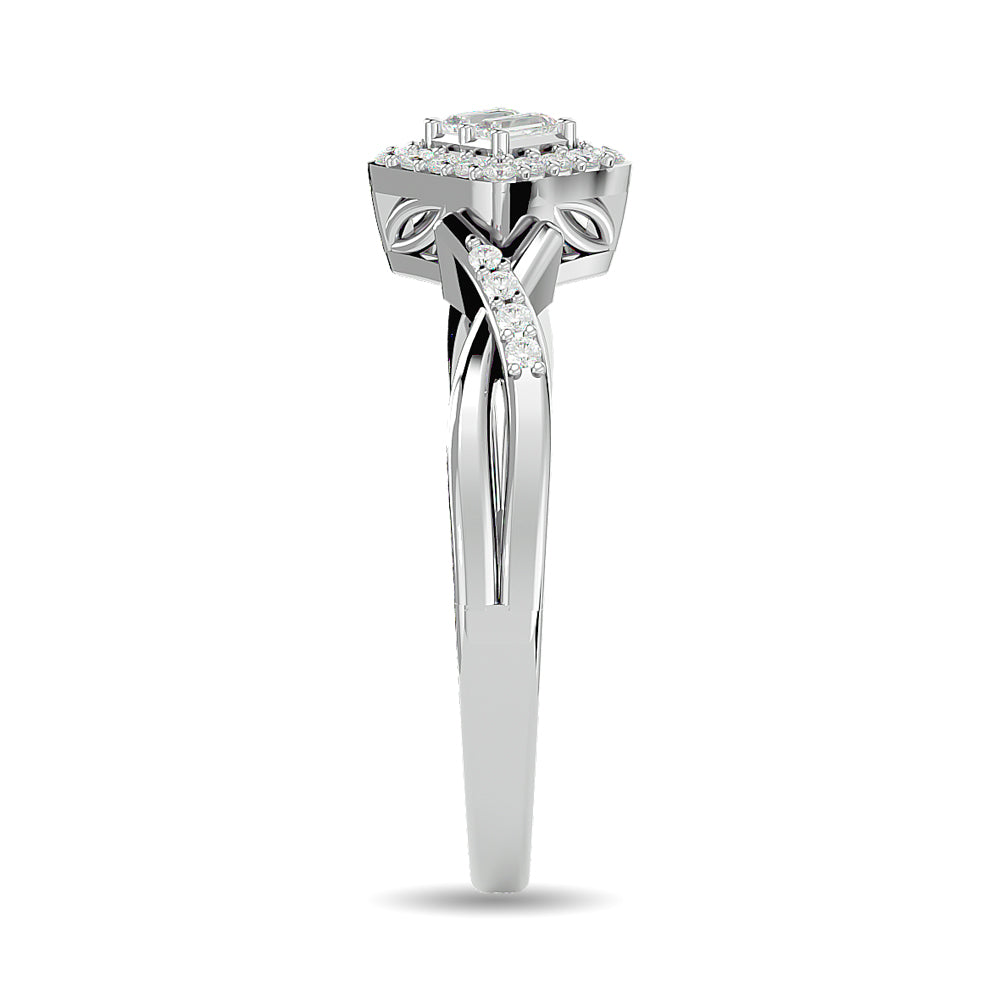Diamond 1/6 Ct.tw Promise Ring in 10K White Gold