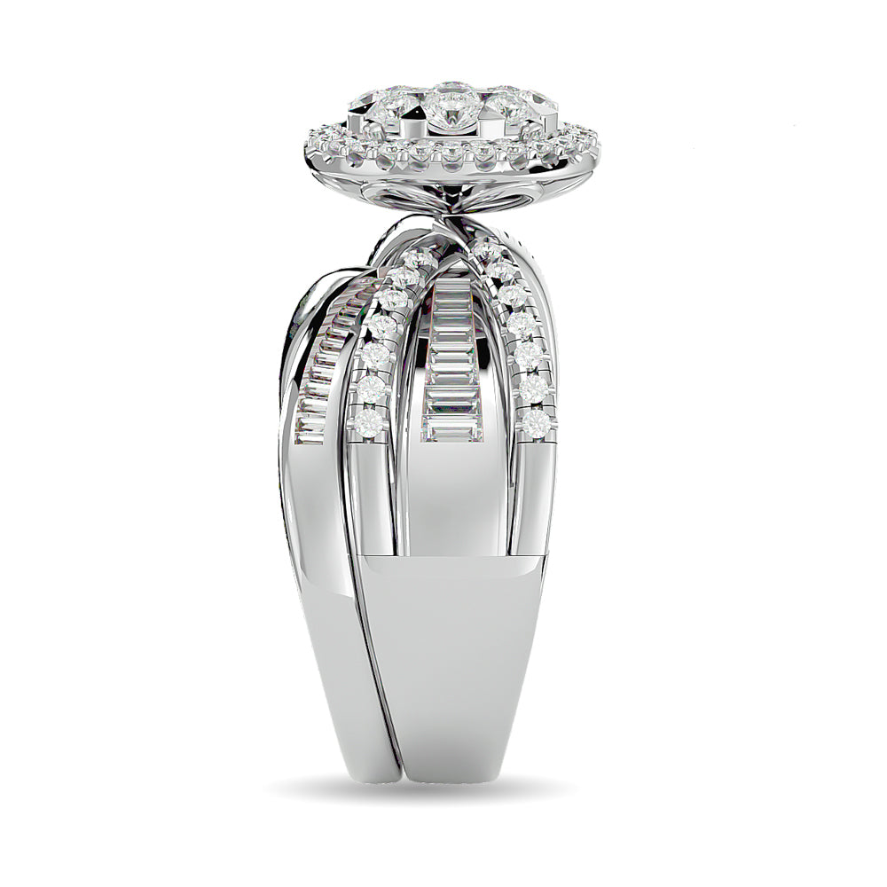 Diamond 1 Ct.tw Engagement Ring in 14K White Gold