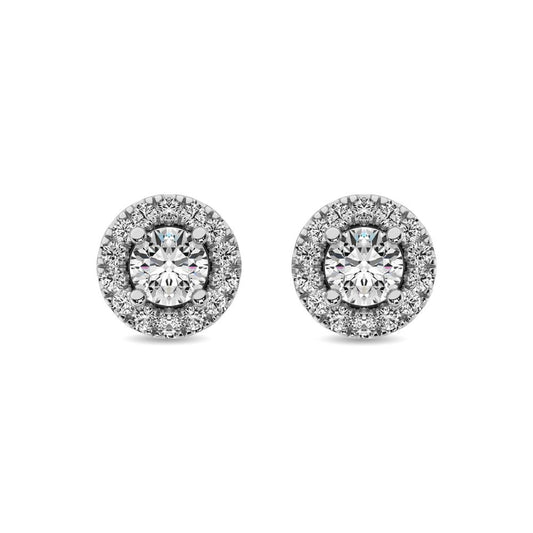 Diamond 1/3 Ct.tw Round Cut Fashion Earrings in 10K White Gold