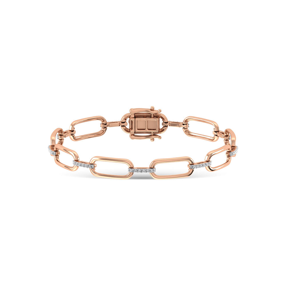 Diamond 1/2 Ct.Tw. Fashion Bracelets in 14K Rose Gold