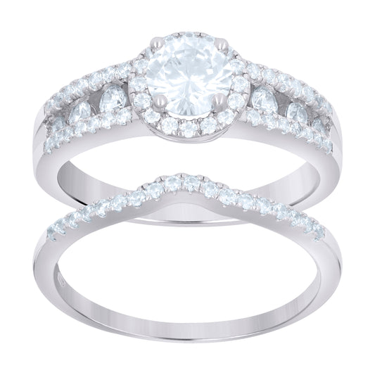 925 Sterling Silver Cz Rings S6