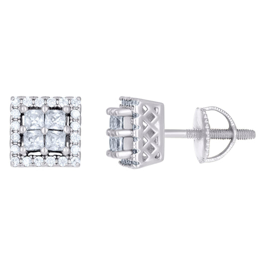 925 Sterling Silver Cz Earrings