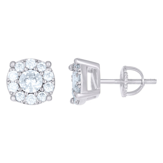925 Sterling Silver Cz Earrings