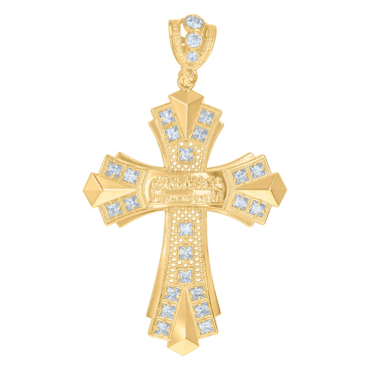 10Kt Gold Cz Pendant