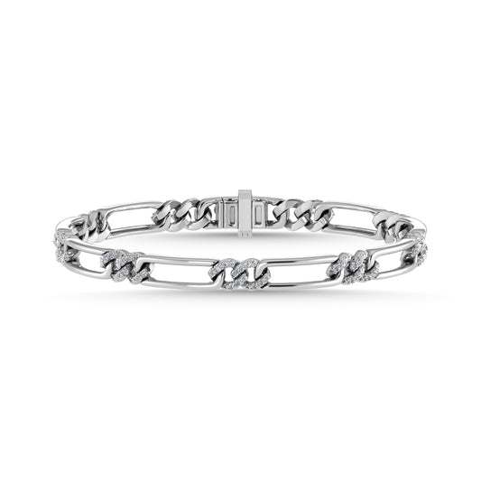 Diamond 5/8 Ct.Tw. Fashion Bracelet in 10K White Gold
