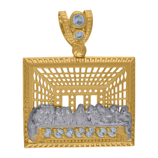 10Kt Gold Cz Pendant