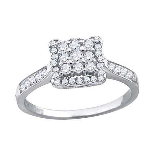 925 Sterling Silver Cz Ring S6
