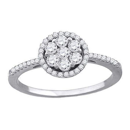 925 Sterling Silver Cz Ring S6