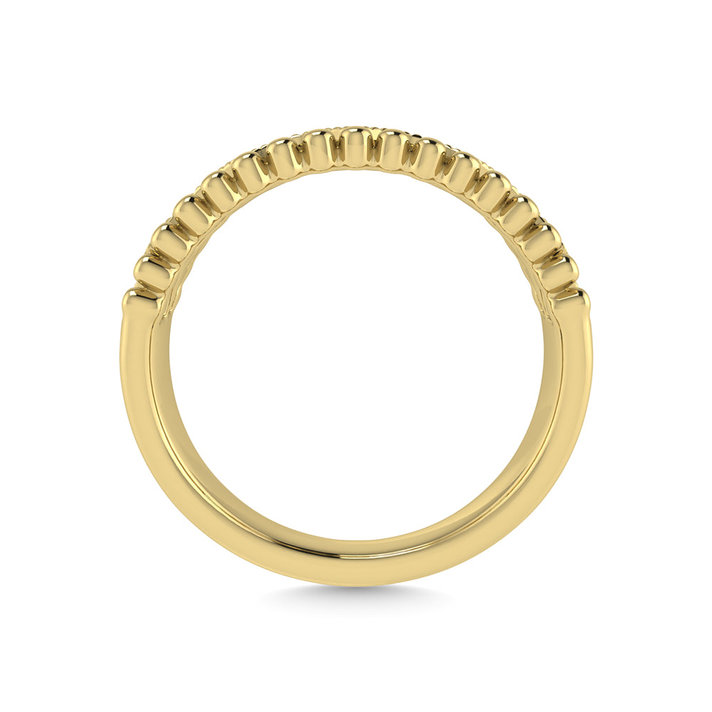 10K Yellow Gold Diamond 1/20 Ct.Tw. Fashion Band